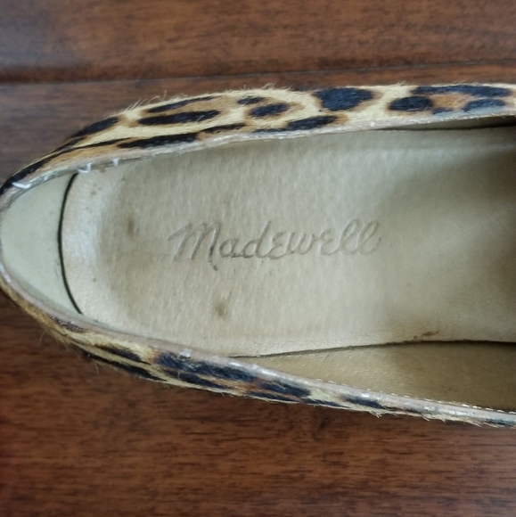 MADEWELL The "Frances" Loafer in Leopard Calf Hair - Size 7.5 - Picture 8 of 12